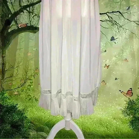 Coquette maxi Blue Ribbon Night Gown - Picture 3 of 6